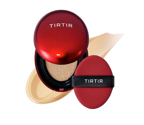 Base de Maquillaje TIRTIR Mask Fit Red Cushion Foundation | Cobertura Total, Ligera, Acabado Satinado, Maquillaje Coreano, Cubierta de Tatuajes, - imagen 2
