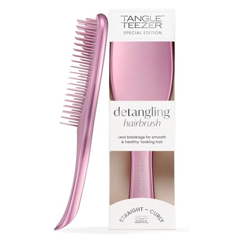 Cepillo Desenredante Tangle Teezer Chrome Ultimate para Cabello Húmedo y Seco, Elimina Nudos y Reduce Quiebre, Tipos de Cabello Lacio a Rizado, Color - imagen 3