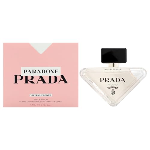 Prada Paradoxe Virtual Flower Eau De Parfum Spray for Women, 3.0 Ounce (Refillable) - imagen 1