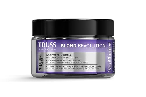Mascarilla para el cabello TRUSS Blond Revolution Net Blond - Mascarilla reparadora que realza el color y restaura la salud natural del cabello (6.3 - imagen 4