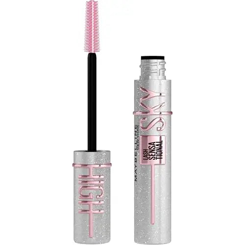 Maybelline Lash Sensational Sky High Glitter Mascara con Efecto Diamante para Pestañas y Cejas, Lavable, Color Space Diamond, 1 pieza - imagen 1