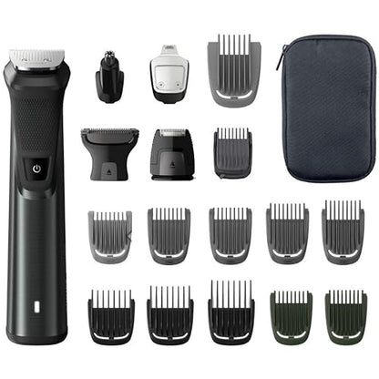 Philips Norelco Multigroom 9000 Series MG9740 - Recortadora de Precisión 18 en 1 para Cara, Cabeza y Cuerpo, Cuchillas de Titanio, 6 Horas de - imagen 1