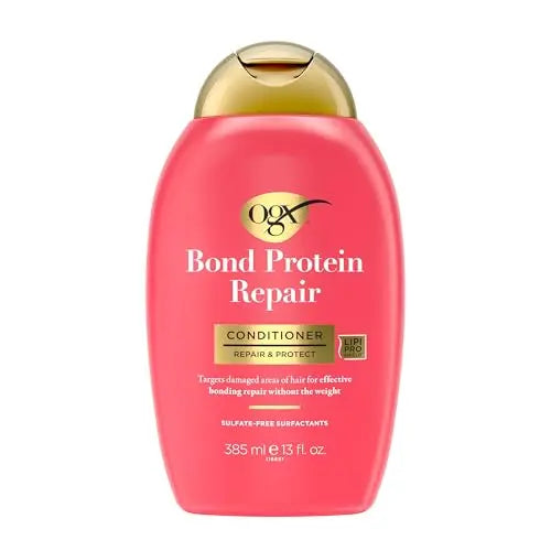 Acondicionador OGX Repair & Protect Bond Protein, Acondicionador Ligero para Cabello Dañado, Sin Parabenos y Sulfatos, 13 fl. oz - imagen 2