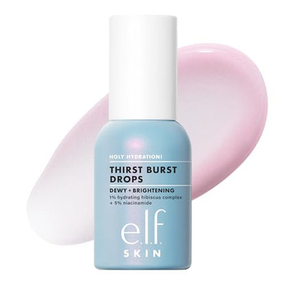 e.l.f. SKIN Holy Hydration! Thirst Burst Drops, Suero Hidratante con Ácido Hialurónico, Vegano y Libre de Crueldad para un Cutis Radiante - imagen 1