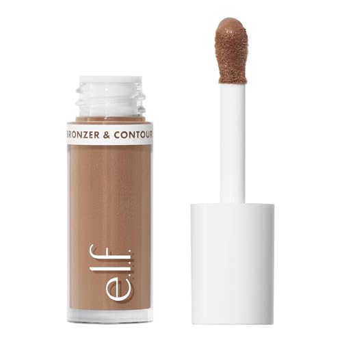 e.l.f. Camo Bronceador Líquido y Contorno, Fórmula Pigmentada Sedosa, Acabado Esculpido y Brillante, Vegano y Libre de Crueldad, 2 Claro/Medio - imagen 1