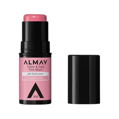 Almay Tinte para Labios y Mejillas, Barra Hidratante Multiusos, Rubor y Color Labial, Acabado Radiante, 300 Rose Flush, 0.25 oz - imagen 3