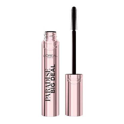 Máscara L'Oreal Paris Paradise Big Deal, Voluminizadora y Alargadora, Resistente a Grumos, Lavable, Negro Más Intenso, 0.33 Fl Oz - imagen 2