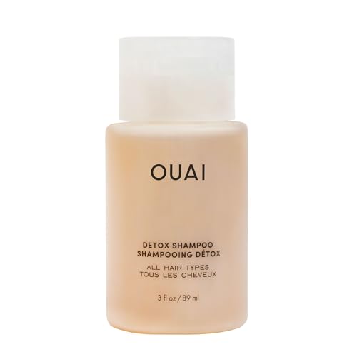 Champú Detox OUAI Tamaño de Viaje - Champú Aclarador para Acumulación, Suciedad, Aceite y Agua Dura - Vinagre de Manzana y Queratina para Cabello - imagen 4