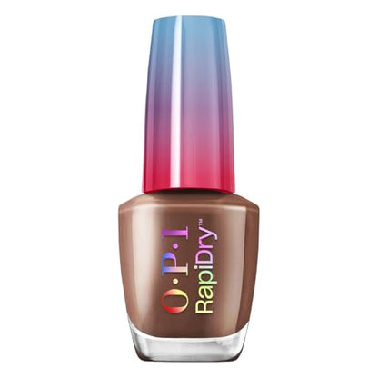 Esmalte de Uñas OPI RapiDry Impromptu You | Crème Oscuro Opaco Marrón | Secado Rápido, Vegano, Resistente a Manchas - imagen 1