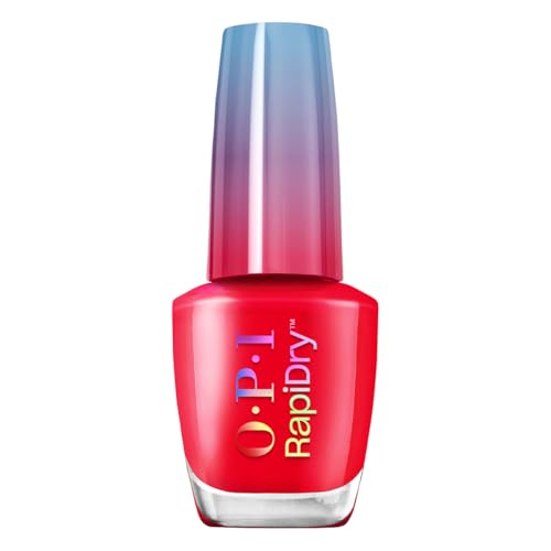 OPI RapiDry Haul Sass | Esmalte de Uñas Crème Rojo Brillante Opaque de Secado Rápido | Vegano, a Prueba de Manchas - imagen 3