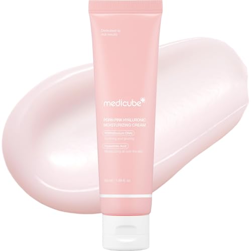 Crema Hidratante Medicube Salmon DNA PDRN Rosa con Ácido Hialurónico | Alivio de Imperfecciones y Cuidado Hidratante | Restaura Elasticidad y Brillo - imagen 4