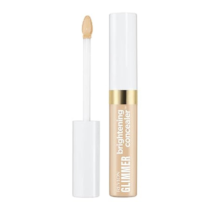 Corrector Iluminador Revlon Glimmer, Maquillaje Líquido para Ojeras, con Cafeína, Vitamina C y Stevioside, 125, 0.3 fl oz - imagen 1