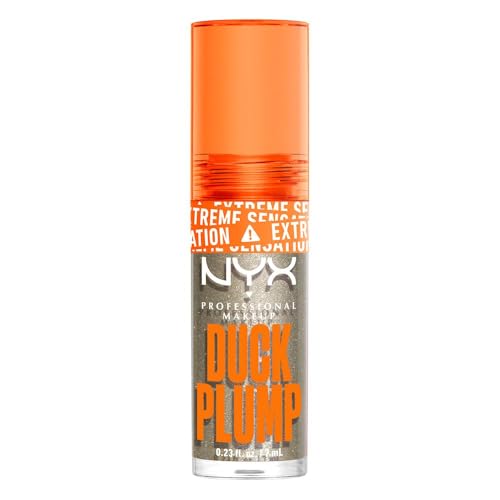 Brillo Labial de Alto Pigmento NYX PROFESSIONAL MAKEUP Duck Plump, Gloss Voluminizador con Jengibre Picante - Quazy Silver - imagen 1