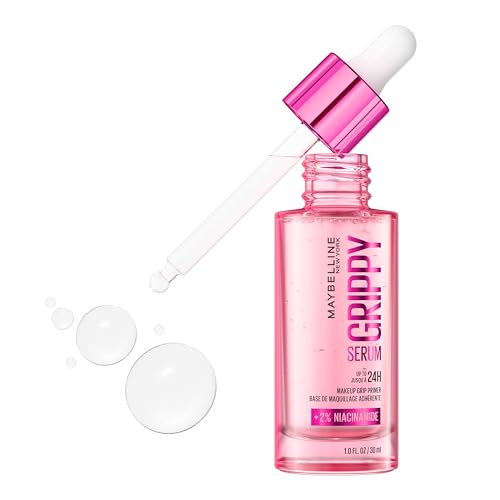 Maybelline Grippy Serum r, r Hidratante con 2% Niacinamida para Maquillaje de Hasta 24 Horas, Transparente, 1 Unidad - imagen 4