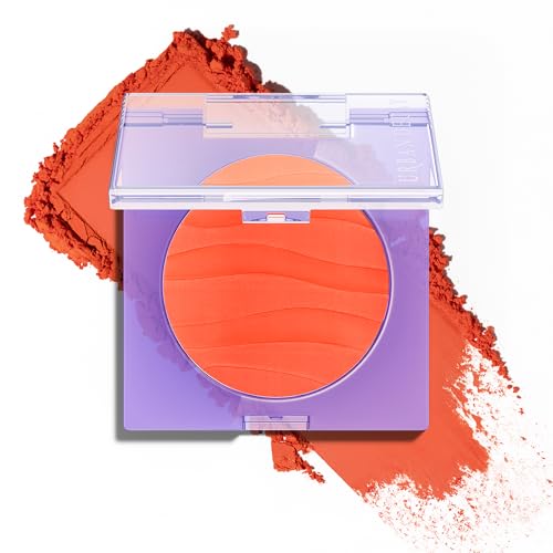 Urban Decay Face Bond Long-Lasting Blush Suede (Sunset + Vine - Deep Tangerine), Buildable Matte Finish, Blurring Effect, Waterproof, Sweat-Resistant, - imagen 2