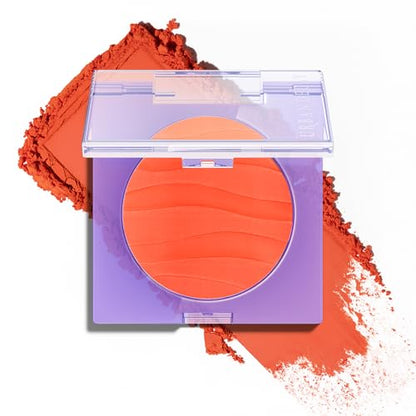 Urban Decay Face Bond Long-Lasting Blush Suede (Sunset + Vine - Deep Tangerine), Buildable Matte Finish, Blurring Effect, Waterproof, Sweat-Resistant, - imagen 2