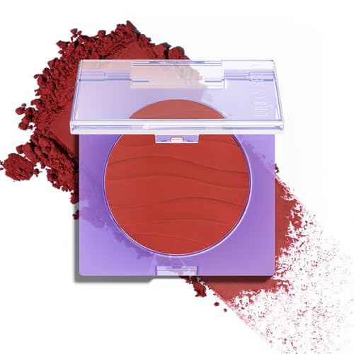 Urban Decay Face Bond Long-Lasting Blush Suede (Situationship - Brick Terracotta Red), Buildable Matte Finish, Blurring Effect, Waterproof, Sweat-Resi - imagen 1