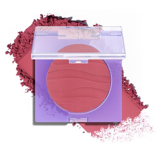 Blush Urban Decay Face Bond de Larga Duración Suede (Backtalk - Rosa Nude Malva), Acabado Mate, Efecto Difuminado, Resistente al Agua, 0.21 oz - imagen 1