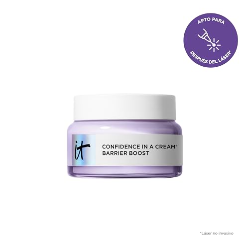 IT Cosmetics Confidence in a Cream Barrier Boost - Hidratante Facial Diario Reparador de Barrera de Piel - Suavidad y Lisura Visible Tras 1 Uso - Sin - imagen 1