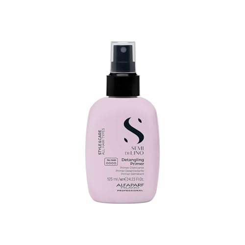 ALFAPARF MILANO Semi di Lino Detangling r - Sin Fijación - Acondicionador Desenredante para Todo Tipo de Cabello - Protección Térmica (125 ml) - imagen 3