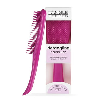 Cepillo Tangle Teezer Ultimate Detangler para Cabello Húmedo y Seco, Elimina Nudos y Reduce Quiebre, para Cabello Lacio a Ondulado, Frambuesa - imagen 1