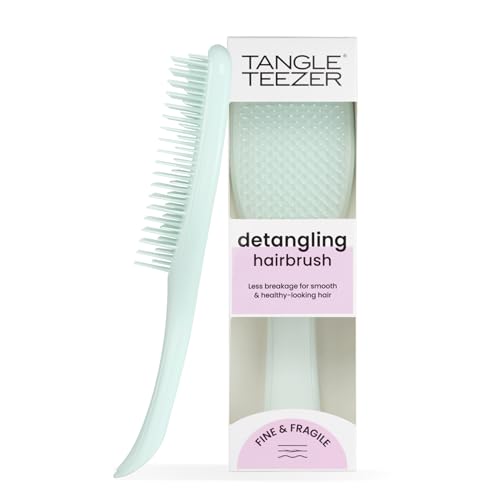 Cepillo Desenredante Tangle Teezer Fine Ultimate para Cabello Fino, Ideal para Cabello Húmedo y Seco, Color Azul Hielo - imagen 1