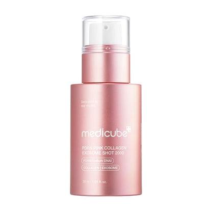 Sérum Facial Medicube Exosome Shot PDRN Colágeno Rosa 2,000 PPM | Booster Líquido para la Piel | Exosomas, Espículas de ADN de Salmón | Cuidado de - imagen 1