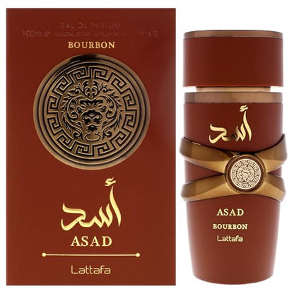Lattafa Asad Bourbon Eau de Parfum Spray Unisex, 100 ml / 3.4 oz - imagen 1