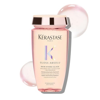 Shampoo Kerastase Gloss Absolu Antifrizz de Alto Brillo - Limpia y Revela Brillo Máximo, para Cabello Brillante y Suelto, 8.45 Fl Oz - imagen 2