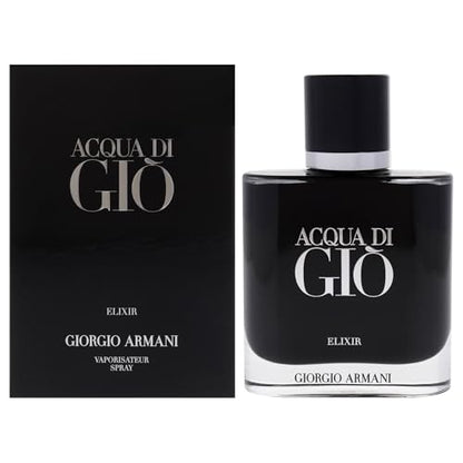 Armani Beauty – Acqua di Giò – Elixir – Cologne for Men - Woody & Earthy Fragrance - With Notes of Violet, Leather, and Marine Accords – 1.6 Fl Oz - imagen 2