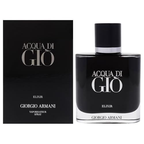 Armani Beauty – Acqua di Giò Elixir – Colonia para Hombre - Fragancia Amaderada y Terrosa - Notas de Violeta, Cuero y Acordes Marinos – 1.6 Fl Oz - imagen 4