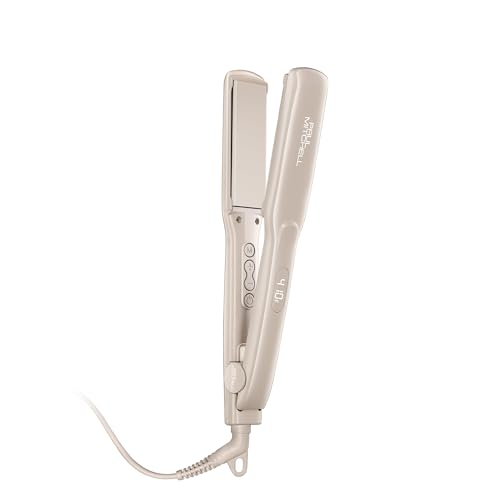 Plancha de Pelo Paul Mitchell Smooth+ Cerámica, Ajuste de Temperatura, para Alisar y Alisar, Taupe, 1.25 Pulgadas - imagen 1