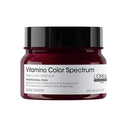 Máscara L'Oréal Professionnel Paris Vitamino Color Spectrum - Mantiene el brillo del Día 1, Hidratación intensa, Fortalece y suaviza el cabello, Para - imagen 4