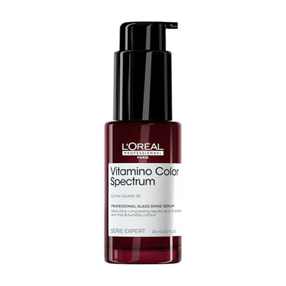 Suero Brillante L'Oréal Professionnel Paris Vitamino Color Spectrum - Brillo Instantáneo, Protección para Cabello Teñido, Protección Térmica hasta - imagen 4