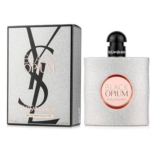 Black Opium Glitter de Yves Saint Laurent para Mujeres - Spray EDP de 3 oz - imagen 1