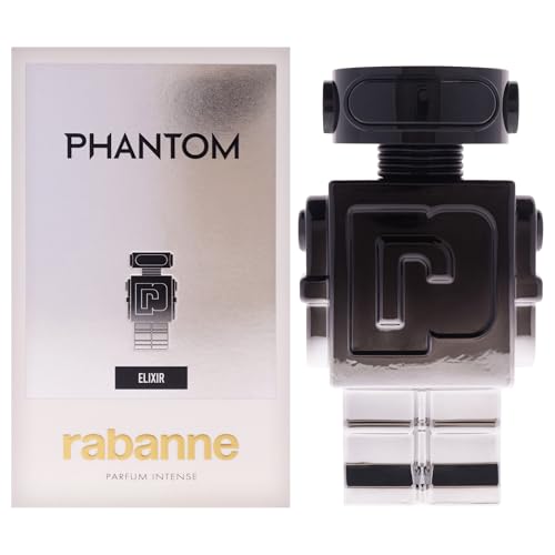 Rabanne Phantom Elixir Parfum Cologne for Men - Ultra-Intense Woody Ambery Aquatic with Marine, Vanilla & Oud - Long Lasting & Exhilarating Refillable - imagen 1