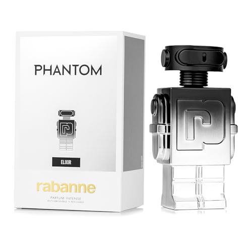 Rabanne Phantom Elixir Perfume para Hombre - Fragancia Acuática Ambarina y Maderosa con Marine, Vainilla y Oud - Spray Recargable de 5.1 oz - imagen 1