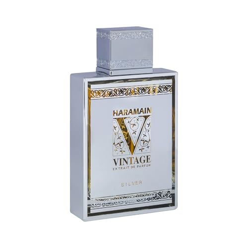 Al Haramain Vintage Silver - Perfume para Mujeres y Colonia para Hombres - Fragancia Fresca con Notas de Cítricos y Menta - 3.33 oz Extrait De Parfum - imagen 1