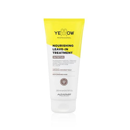 Tratamiento Leave-In Nutritivo Alfaparf Milano Yellow Professional para Cabello Seco - Con Aceites de Argán y Coco - 200ml - imagen 1