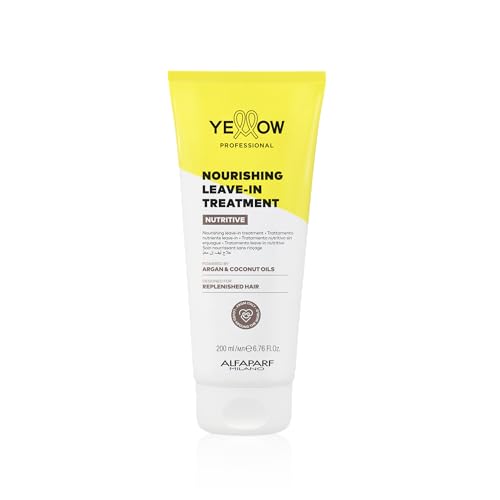 Tratamiento Leave-In Nutritivo Alfaparf Milano Yellow Professional para Cabello Seco - Con Aceites de Argán y Coco - 200ml - imagen 3