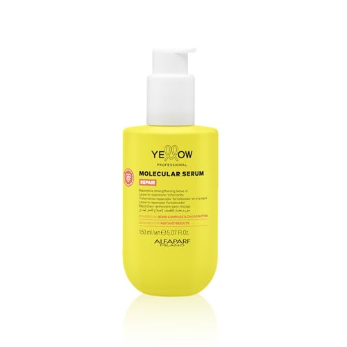 ALFAPARF MILANO Suero Molecular Reparador Amarillo Profesional - Fortalecedor Sin Aclarado para Cabello Dañado - Con Complejo de Enlaces y Manteca de - imagen 2