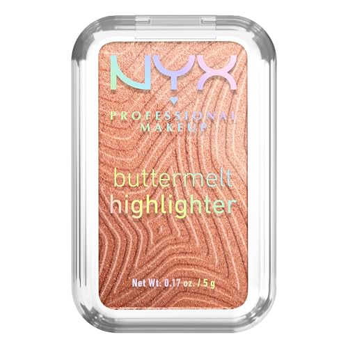 NYX PROFESSIONAL MAKEUP Buttermelt Highlighter en polvo, iluminador de maquillaje de hasta 12 horas de duración - 35 Butta In Bronze (Oro Bronceado) - imagen 2