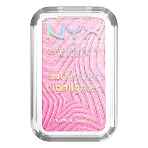 NYX PROFESSIONAL MAKEUP Buttermelt Iluminador en Polvo, Maquillaje Iluminador con Hasta 12 Horas de Duración y Brillo Intenso - 15 U Butta Werk (Rosa - imagen 3