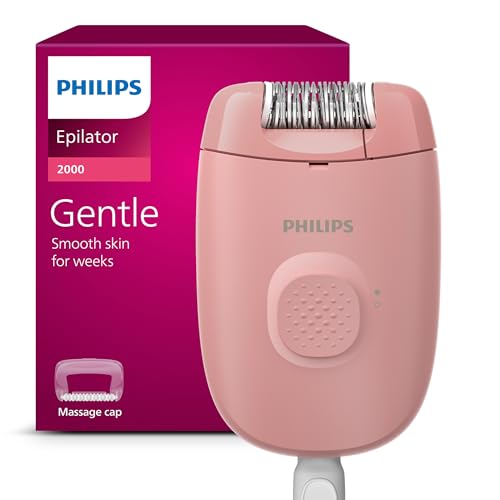 Epiladora Philips Serie 2000, Epiladora con Cable para Piernas y Cuerpo, Dispositivo de Depilación para Mujeres, Modelo BRE227/00 - imagen 1