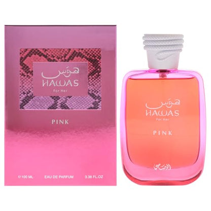 RASASI Hawas Pink Para Ella Eau de Parfum Spray 100ml – Perfume Floral Frutal para Mujeres con Neroli, Vainilla, Algodón de Azúcar y Malvavisco - imagen 4