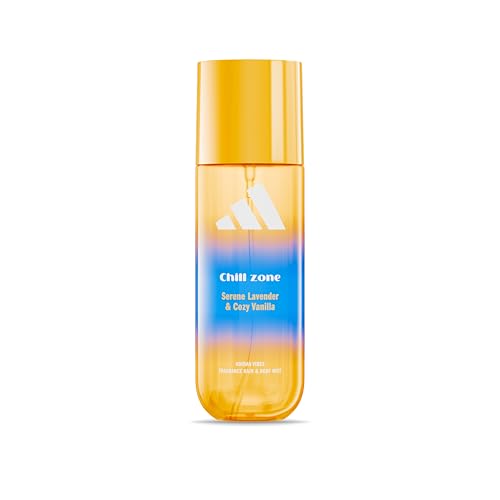 adidas Vibes Chill Zone Fragancia en Spray para Cabello y Cuerpo para Mujeres, Notas de Lavanda y Vainilla, 7.9oz - imagen 1
