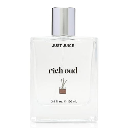 Just Juice Rich Oud - Perfume Unisex - Aromas de Bergamota, Azafrán y Ámbar - Fragancia Rica y Amaderada - 3.4 oz - imagen 1