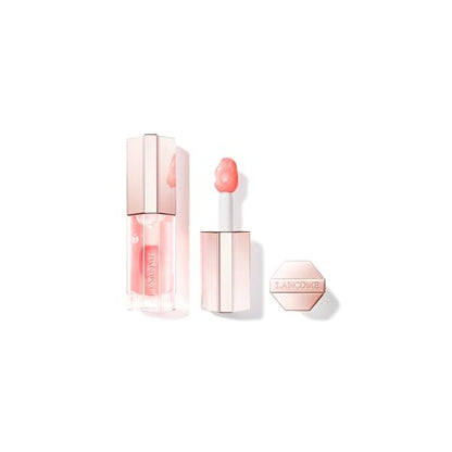 Lancôme Lip Idôle JuicyTreat Aceite en Brillo - Brillo Hidratante 24HR con Squalane para Brillo Instantáneo - 10 PINK ÔH LA LA - imagen 4
