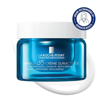Crema Facial y de Cuello Anti-Envejecimiento La Roche-Posay Hyalu B5, Hidratante Reafirmante con 3 Tipos de Ácido Hialurónico, 72hrs Hidratación, Sin - imagen 3