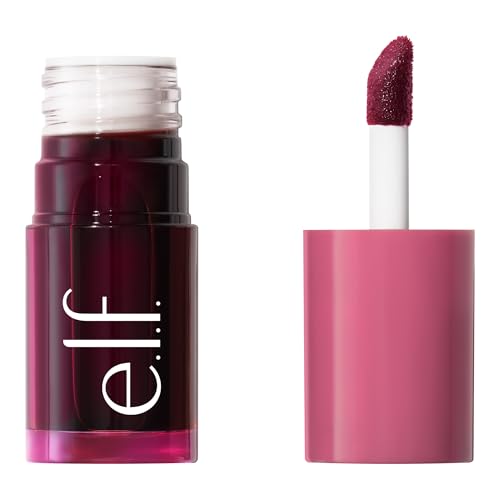 e.l.f. Blush Tint Sheer For It, Multiusos, Maquillaje Labios y Mejillas de Larga Duración, Acabado Natural, Vegano y Libre de Crueldad, Plums Up - imagen 1